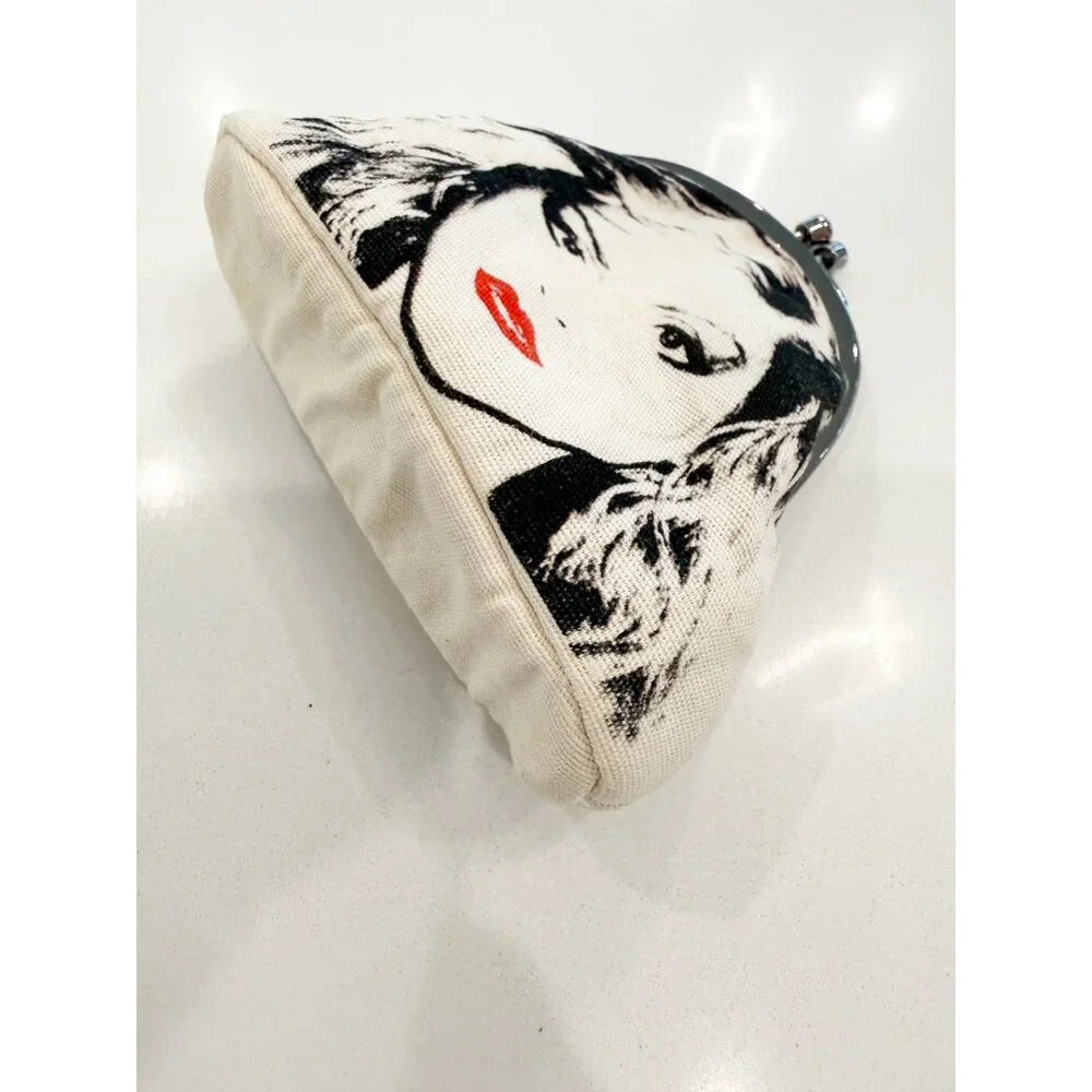 Andy Warhol x Philip Treacy Kiss Lock Coin Purse - Picture 4 of 13